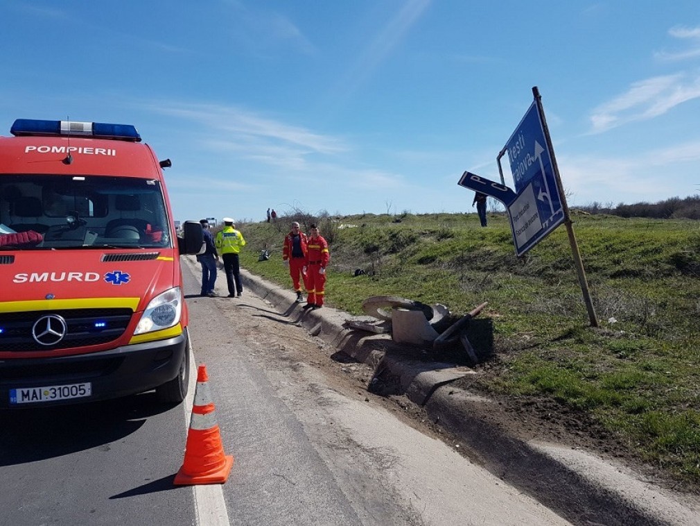 Motociclist DECAPITAT într-un accindent