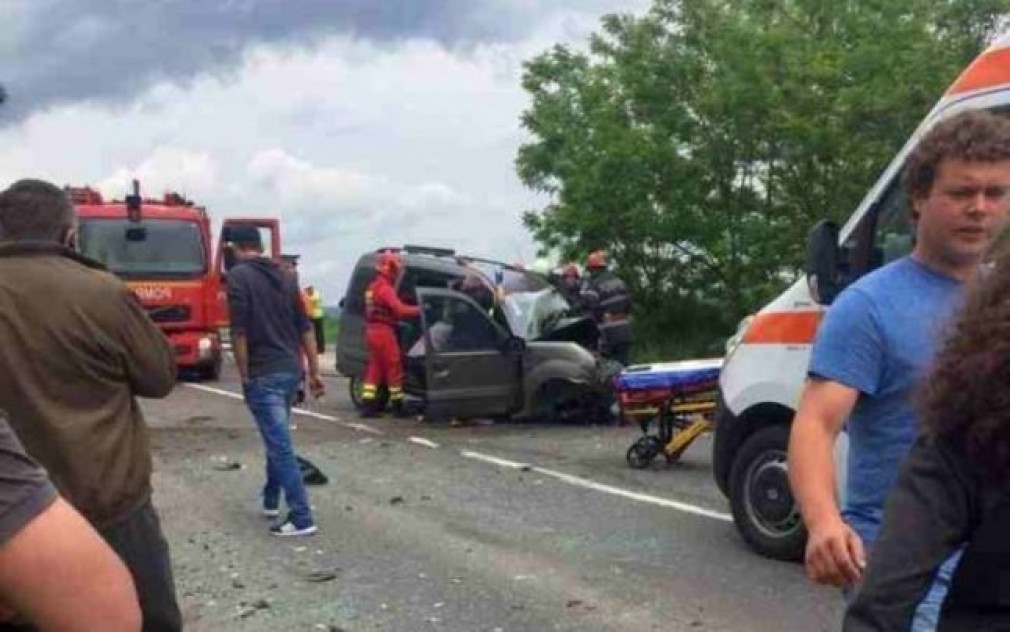 Grav accident după o depășire neregulamentară