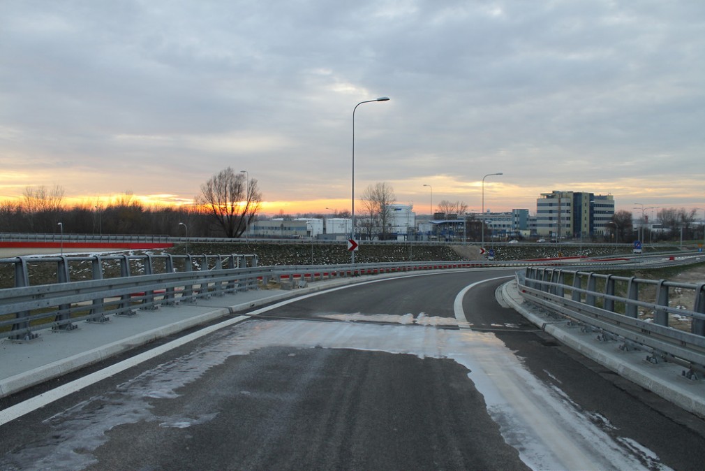 Lucrări pe Autostrada Bucureşti-Piteşti