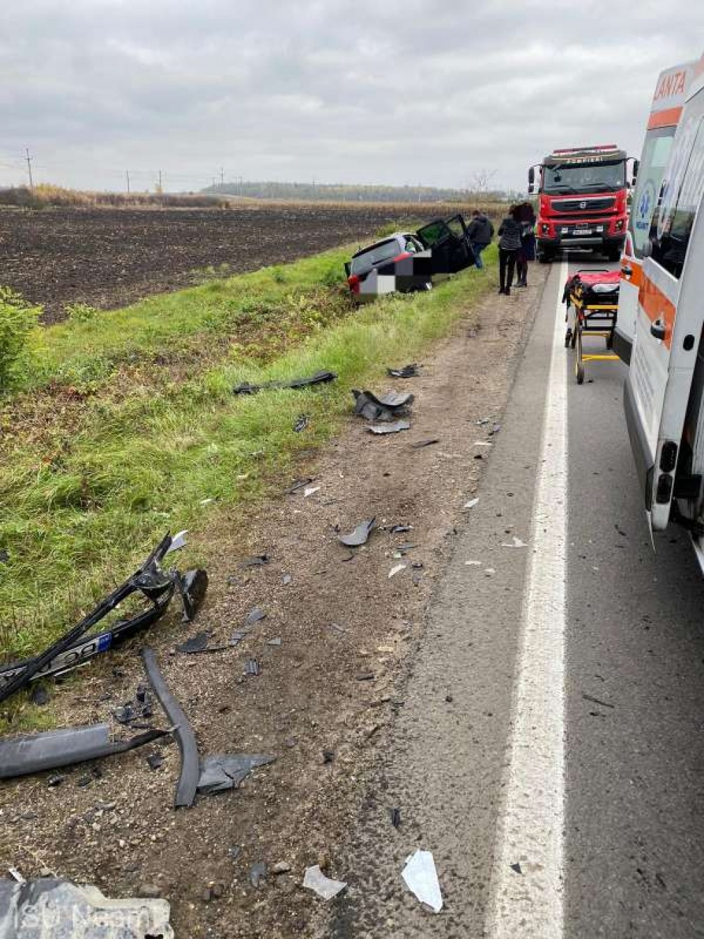 Accident cu trei victime pe drumul european E85