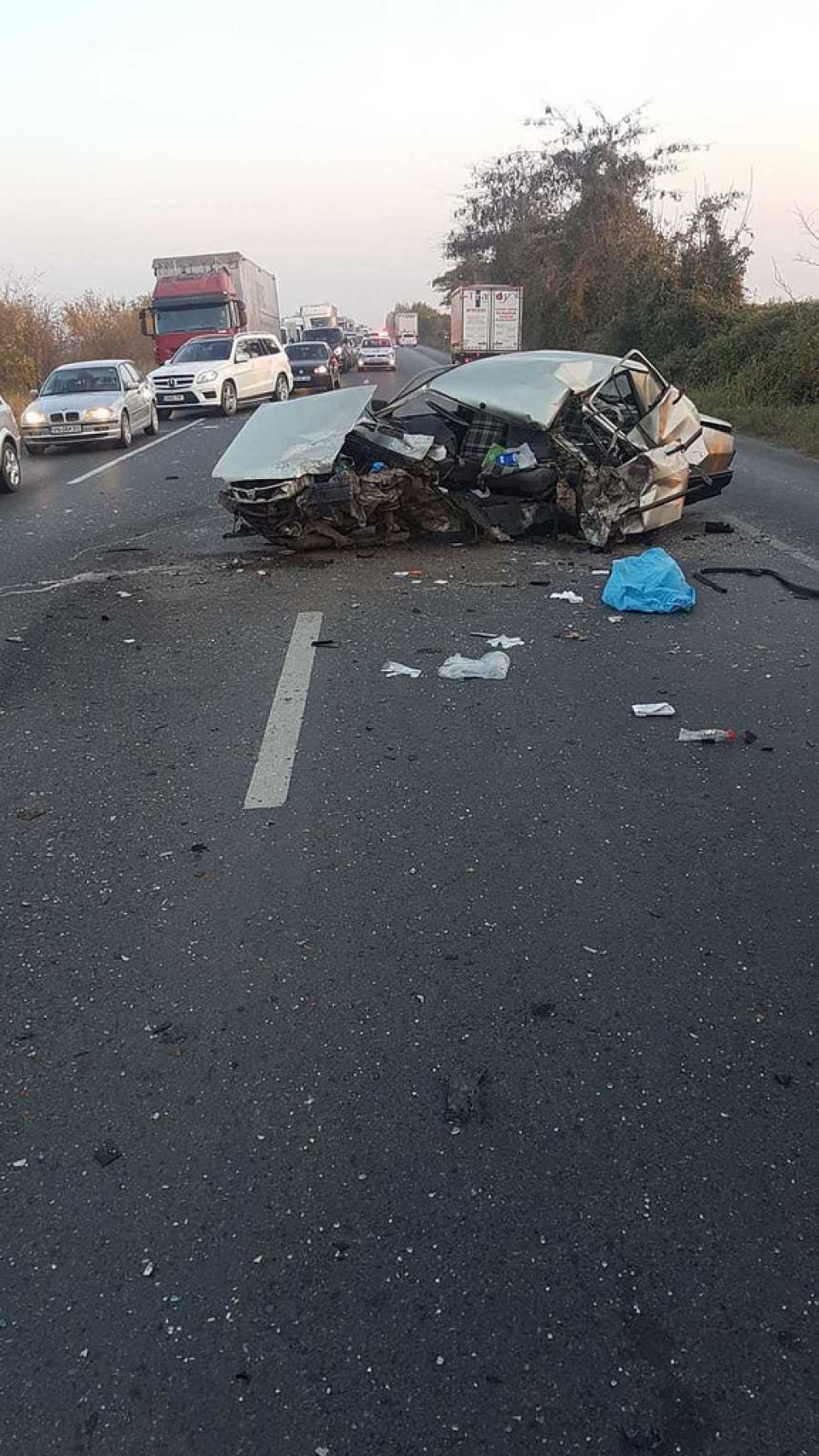 FOTO. Un mort și un rănit în Vrancea