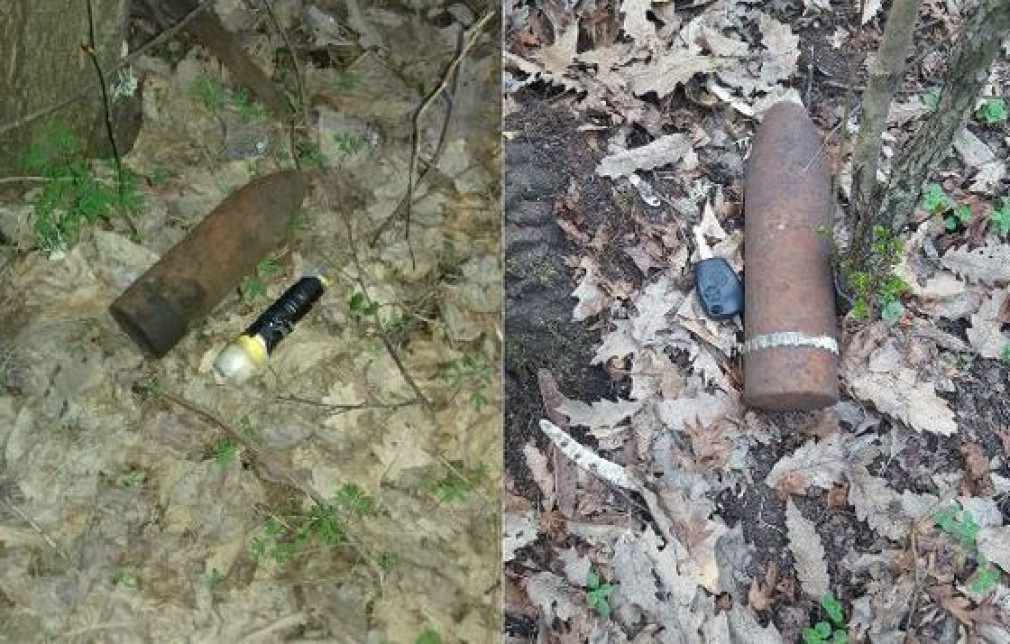 Două proiectile explozive, găsite în Pădurea Băneasa