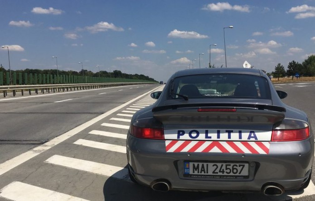 Accident cu 10 mașini pe autostradă