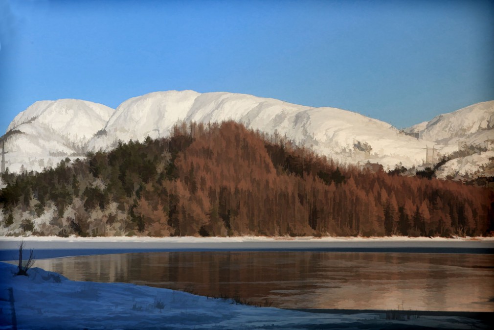 Cinci copii rătăciți pe munte