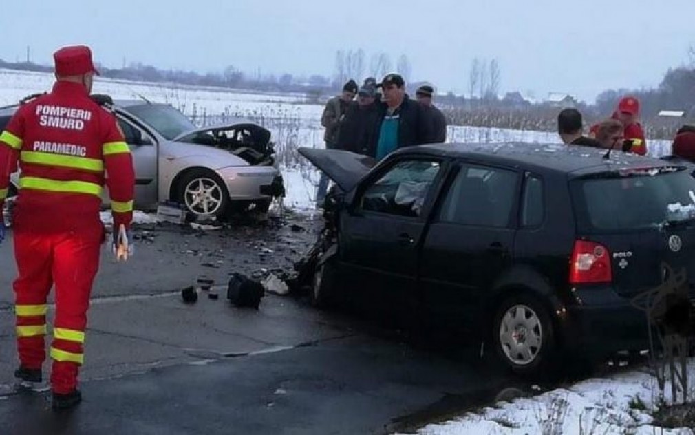 Un accident cu un mort și doi răniți