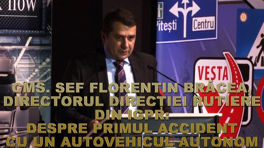 FLORENTIN BRACEA, SEFUL DIRECTIEI RUTIERE- DESPRE VEHICULELE AUTONOME