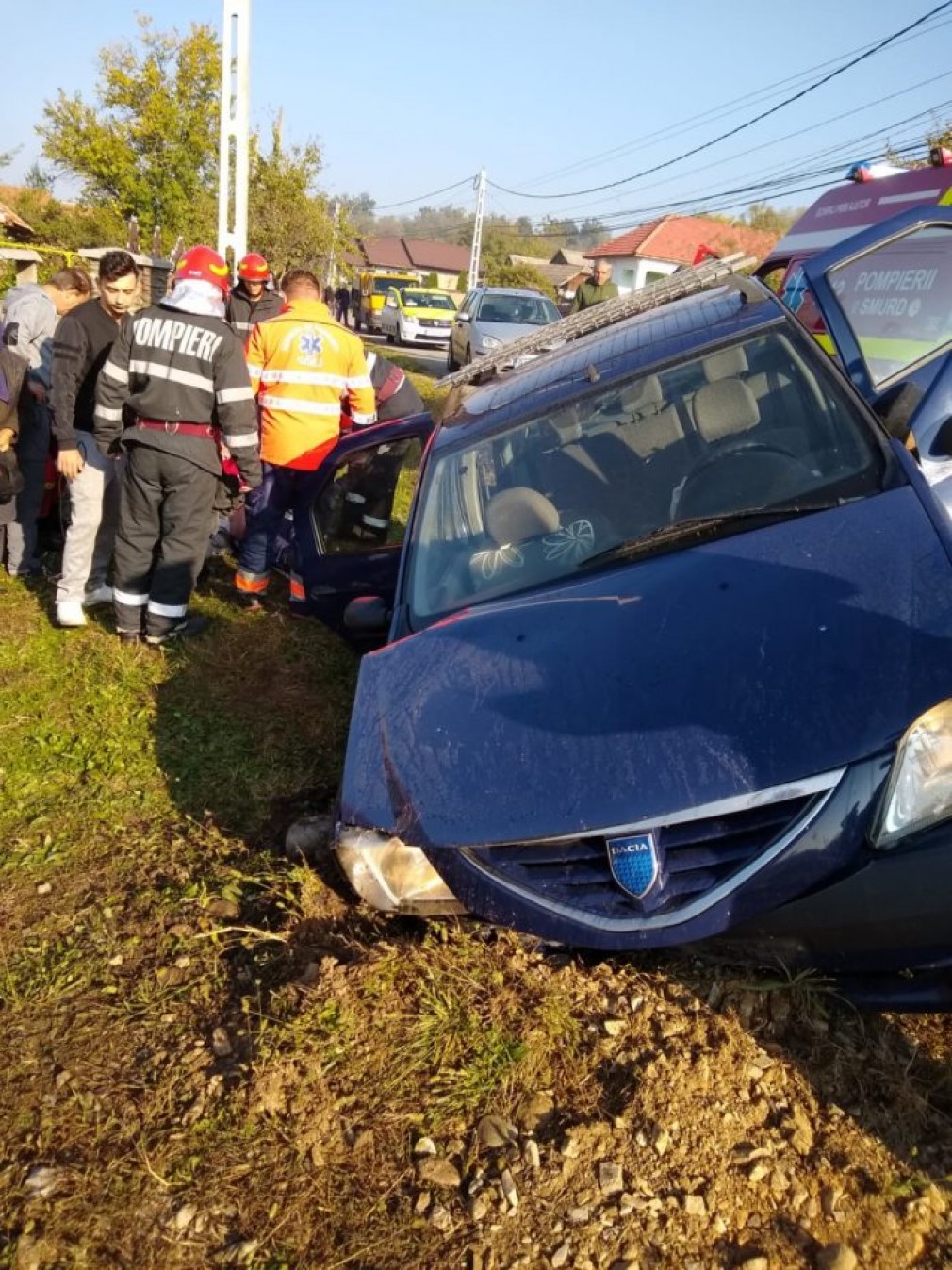 Rănit grav în urma unui accident rutier la Rasova